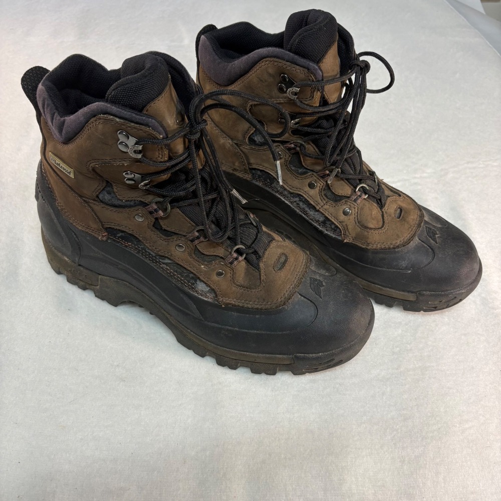 LaCrosse PFT Precision Fit Technology Hiking Boots Brown Black 12 M H2O Proof